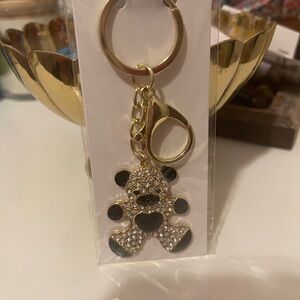 Gold and Black Teddy Bear Purse Charm/Keychain 3/$12 Mix & Match